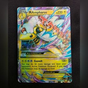 Pokemon Mega Ampharos EX Card - For Collector And Players